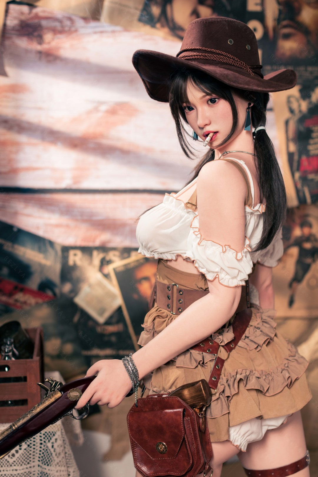 Hélianthe poupée sexuelle (Bezlya Doll 162 cm C-Cup 2.2U Silicone)