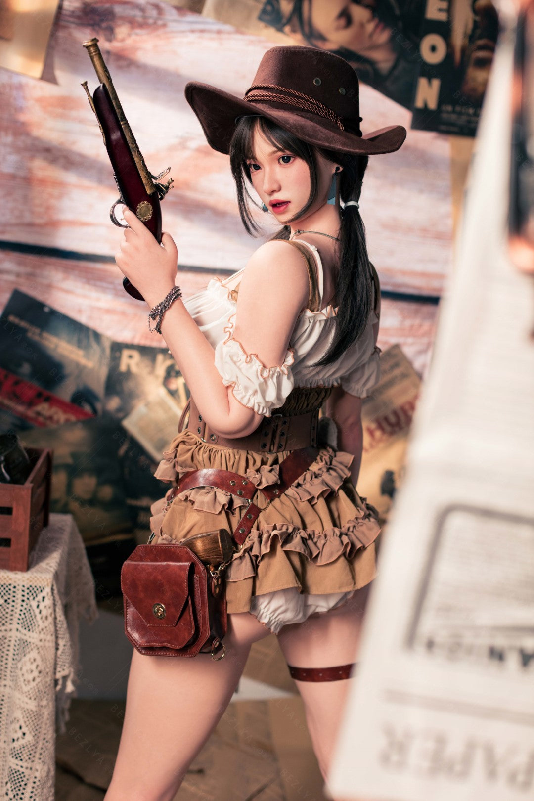 Hélianthe poupée sexuelle (Bezlya Doll 162 cm C-Cup 2.2U Silicone)