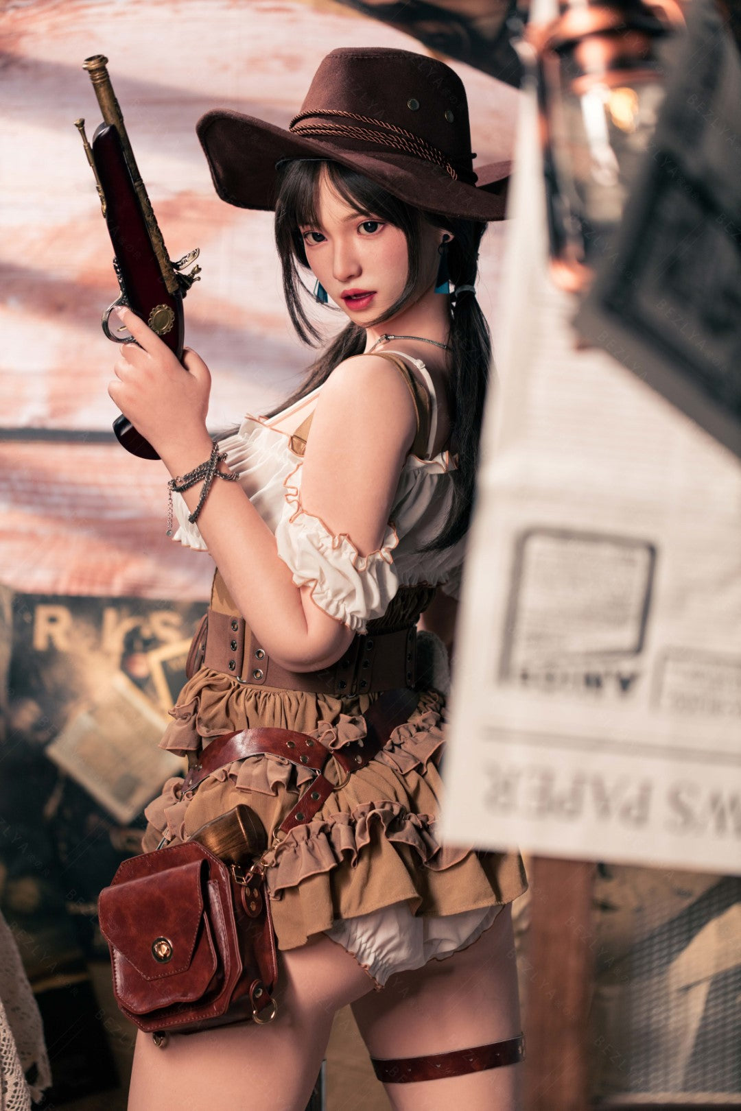 Hélianthe poupée sexuelle (Bezlya Doll 162 cm C-Cup 2.2U Silicone)