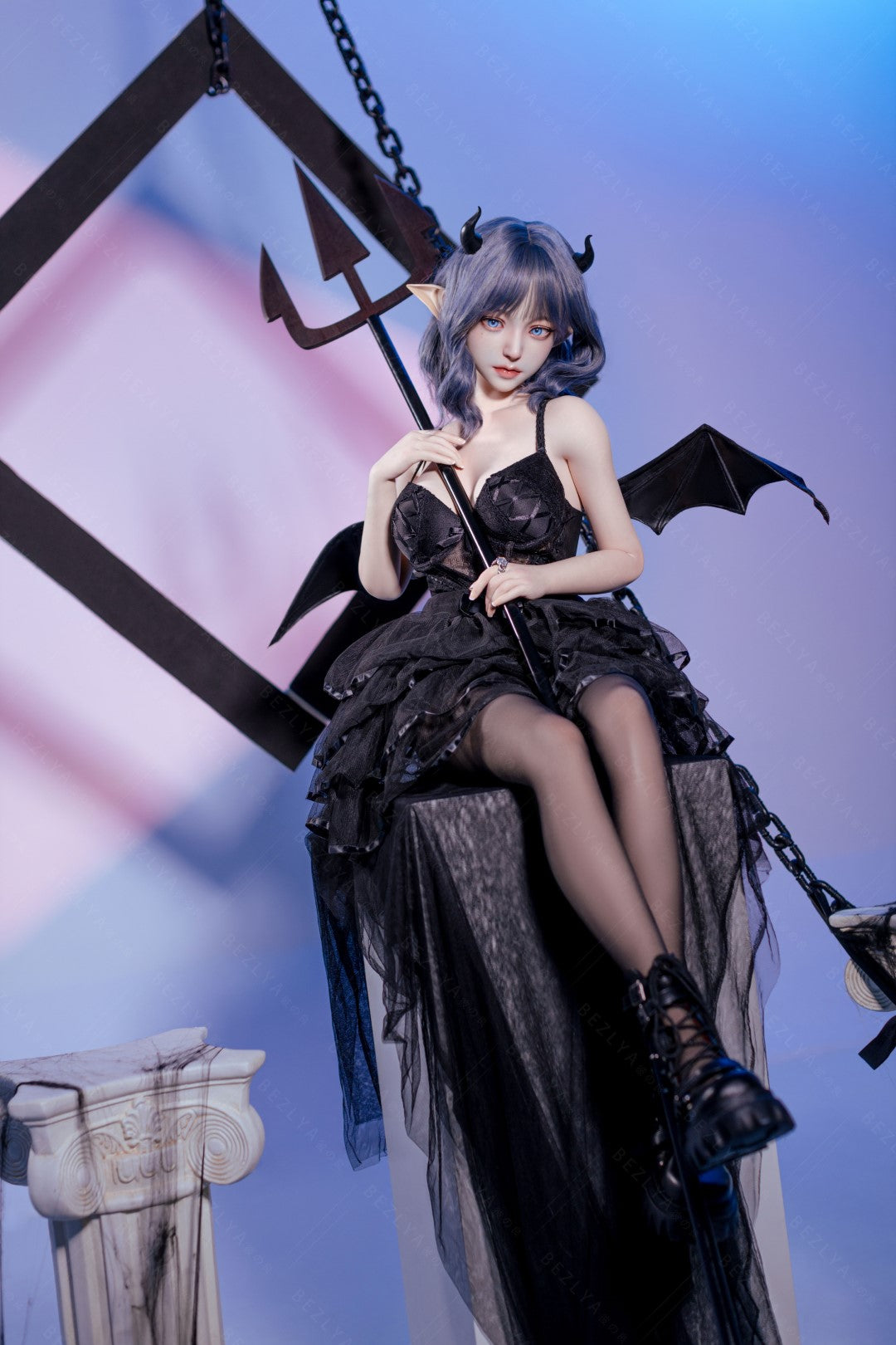 Campanule poupée sexuelle (Bezlya Doll 149 cm bonnet D 2.1 Silicone)