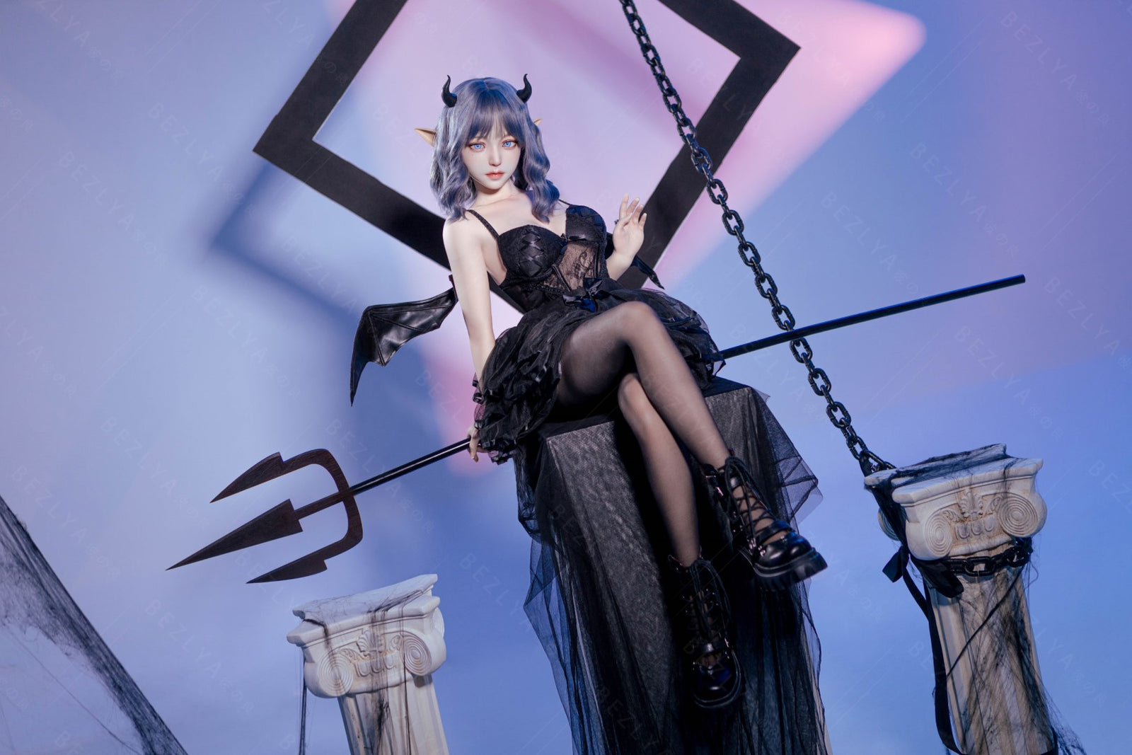 Campanule poupée sexuelle (Bezlya Doll 149 cm bonnet D 2.1 Silicone)