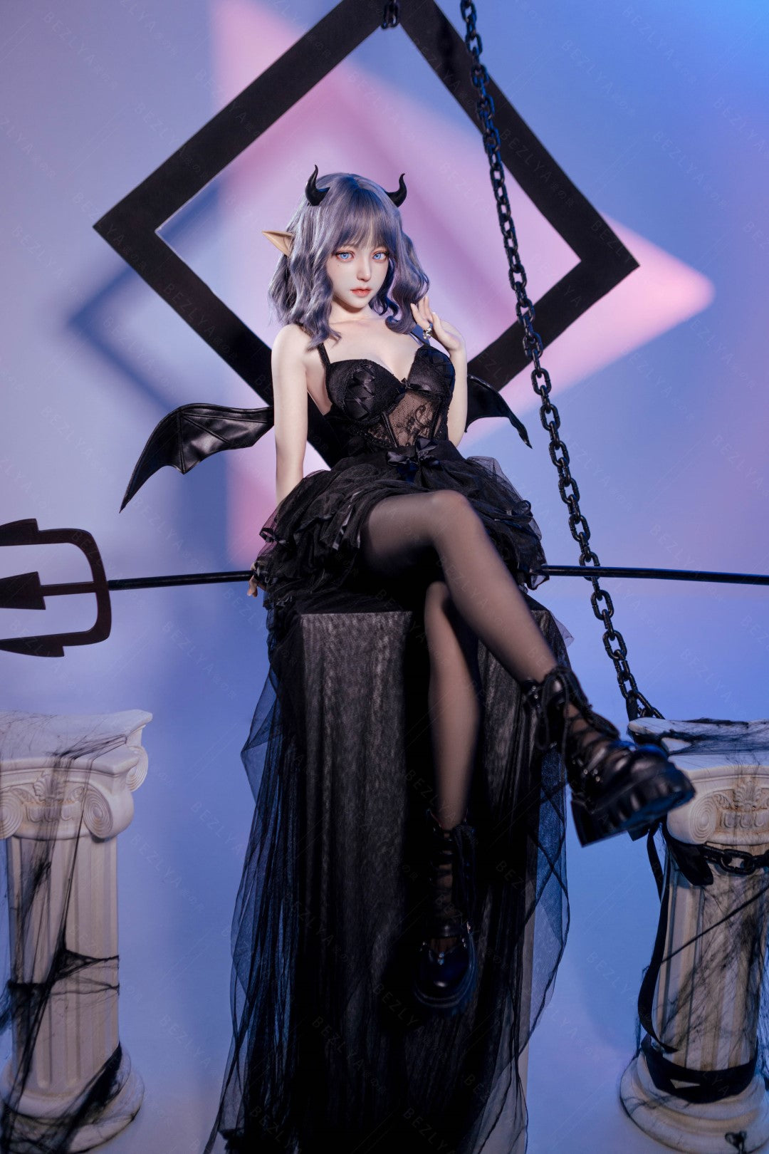 Campanule poupée sexuelle (Bezlya Doll 149 cm bonnet D 2.1 Silicone)