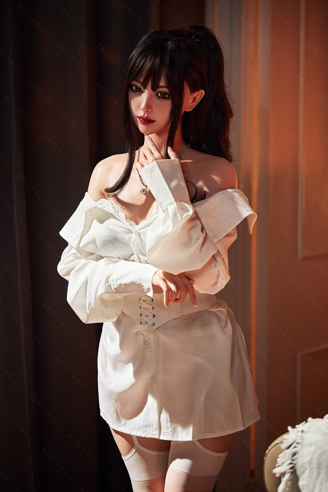 Hibiscus poupée sexuelle (Bezlya Doll 153 cm C-cup 2.2U Silicone)