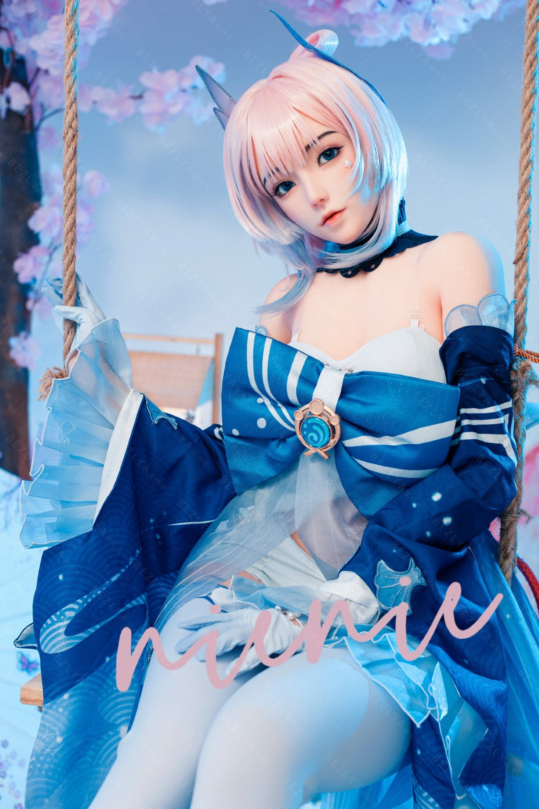 Cyrtenthère poupée sexuelle (Bezlya Doll Bonnet B 155 cm 2.0 TPE+Silicone)