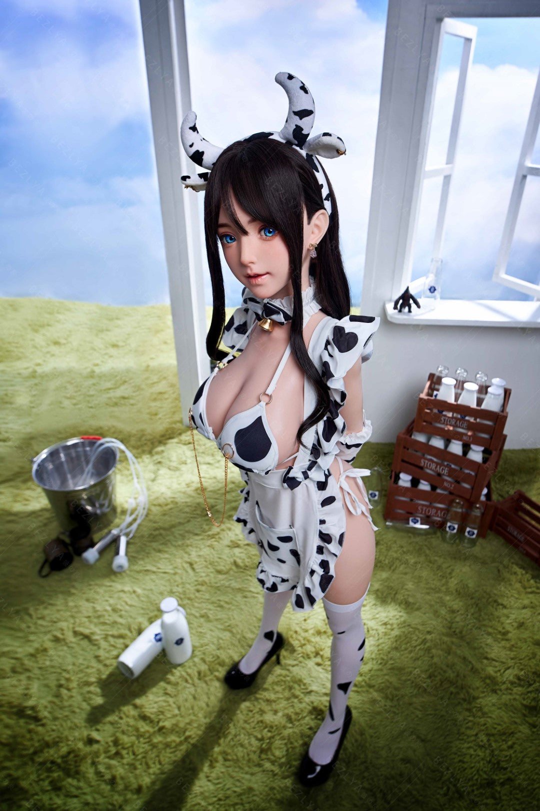 Pisum poupée sexuelle (Bezlya Doll 145 cm F-cup 2.2CF Silicone)