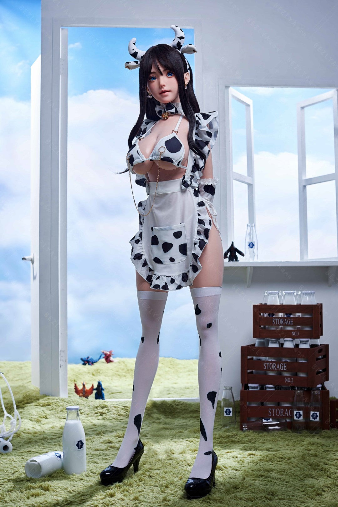 Pisum poupée sexuelle (Bezlya Doll 145 cm F-cup 2.2CF Silicone)