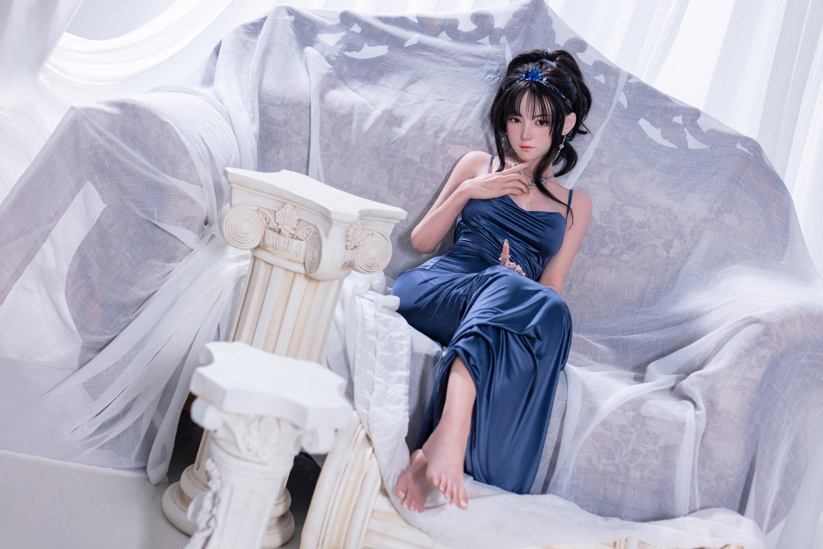 Gardénia poupée sexuelle (Bezlya Doll 155 cm E-cup 2.2CF Silicone)