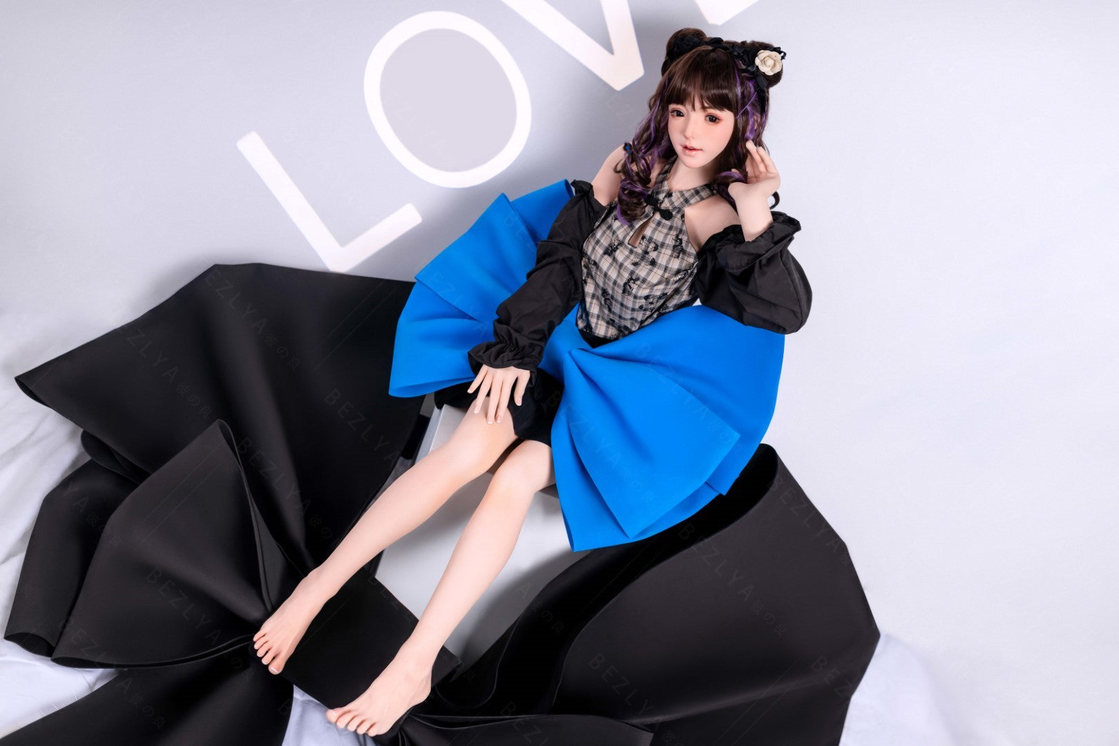 Pisum poupée sexuelle (Bezlya Doll 150 cm-t-t-cup 2.1 silicone)