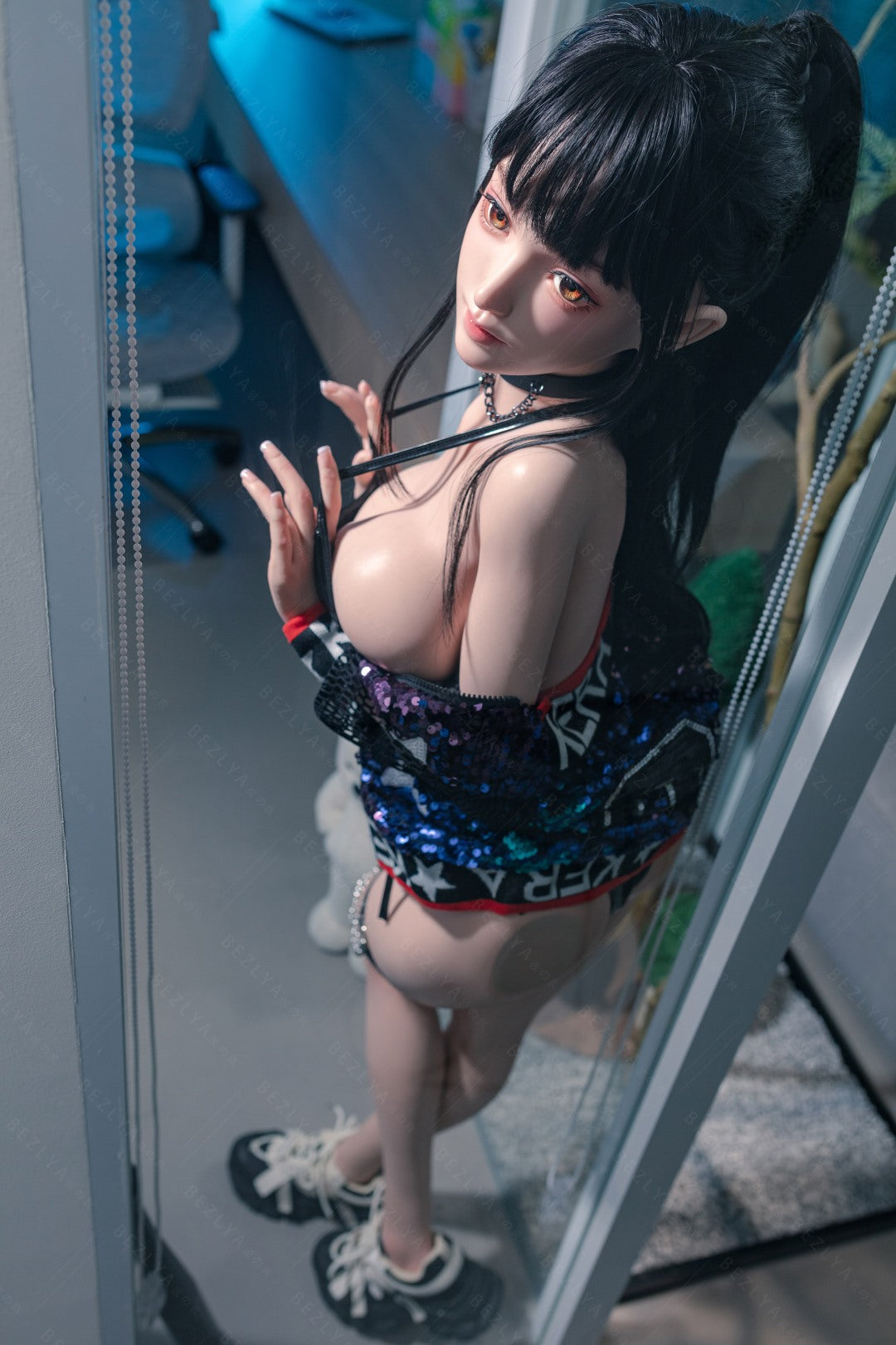 Péonie poupée sexuelle (Bezlya Doll 145 cm F-cup 2.2CF Silicone)