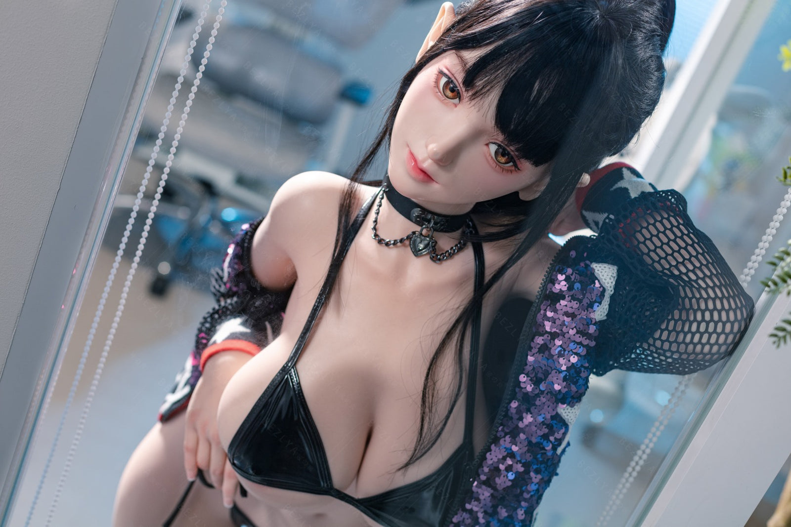 Péonie poupée sexuelle (Bezlya Doll 145 cm F-cup 2.2CF Silicone)