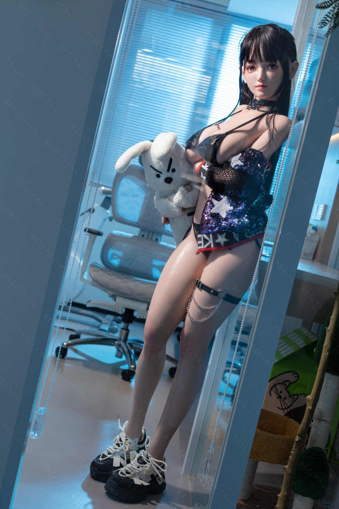 Péonie poupée sexuelle (Bezlya Doll 145 cm F-cup 2.2CF Silicone)