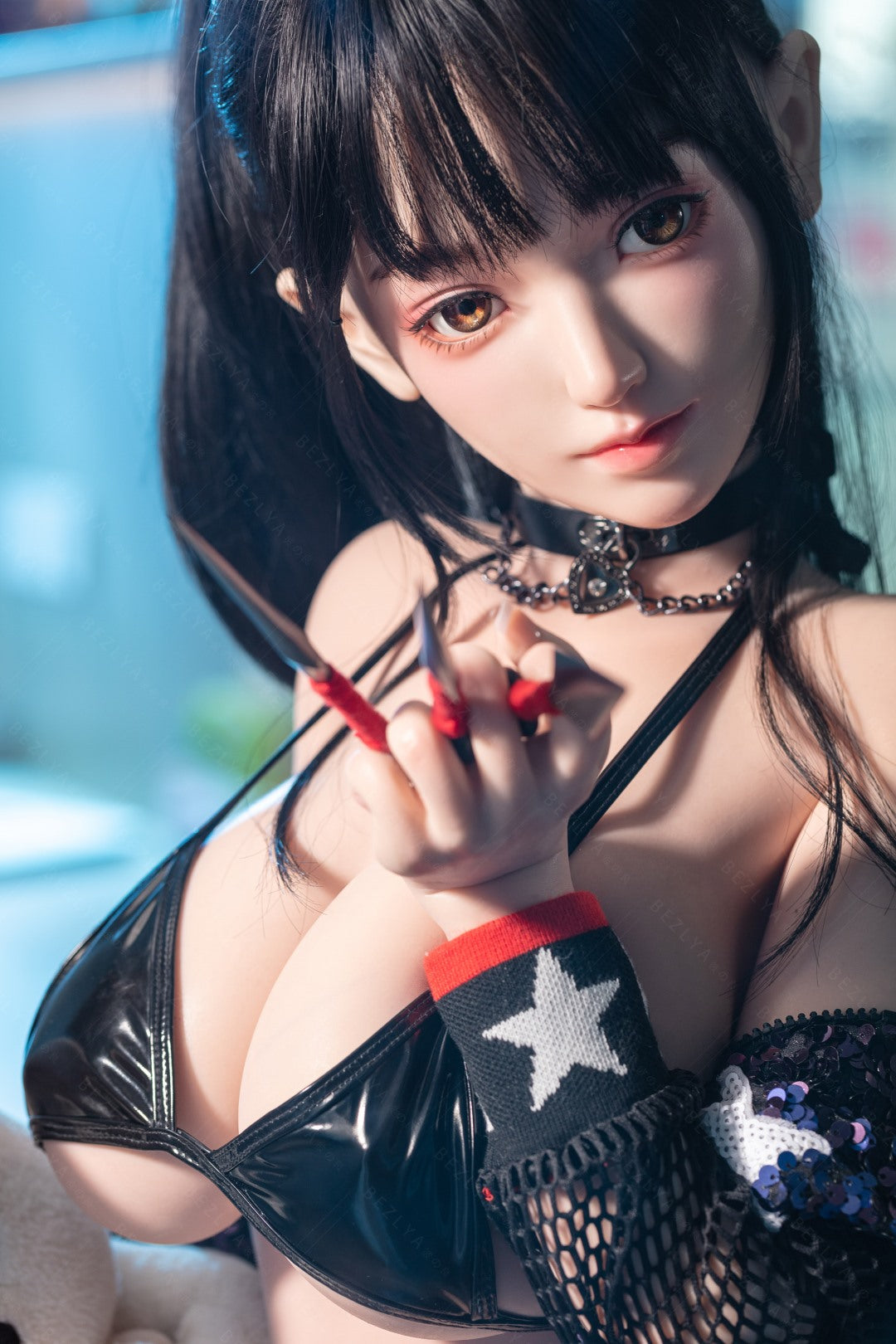 Péonie poupée sexuelle (Bezlya Doll 145 cm F-cup 2.2CF Silicone)