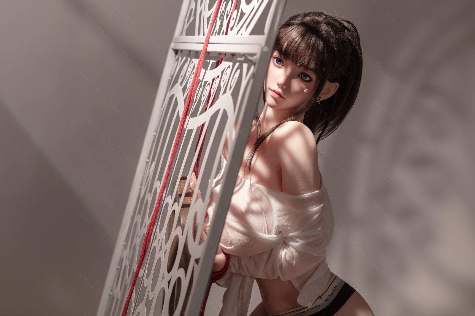 Cyrtenthère poupée sexuelle (Bezlya Doll Bonnet F 155 cm 2.0 TPE+Silicone)