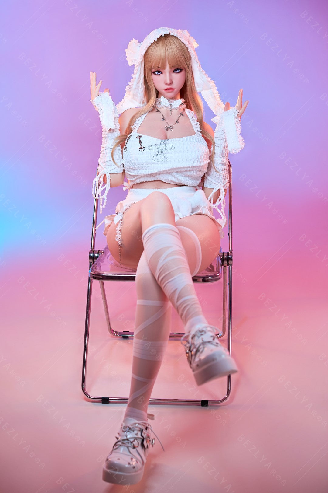 Calla poupée sexuelle (Bezlya Doll 155 cm E-cup 2.2CF Silicone)