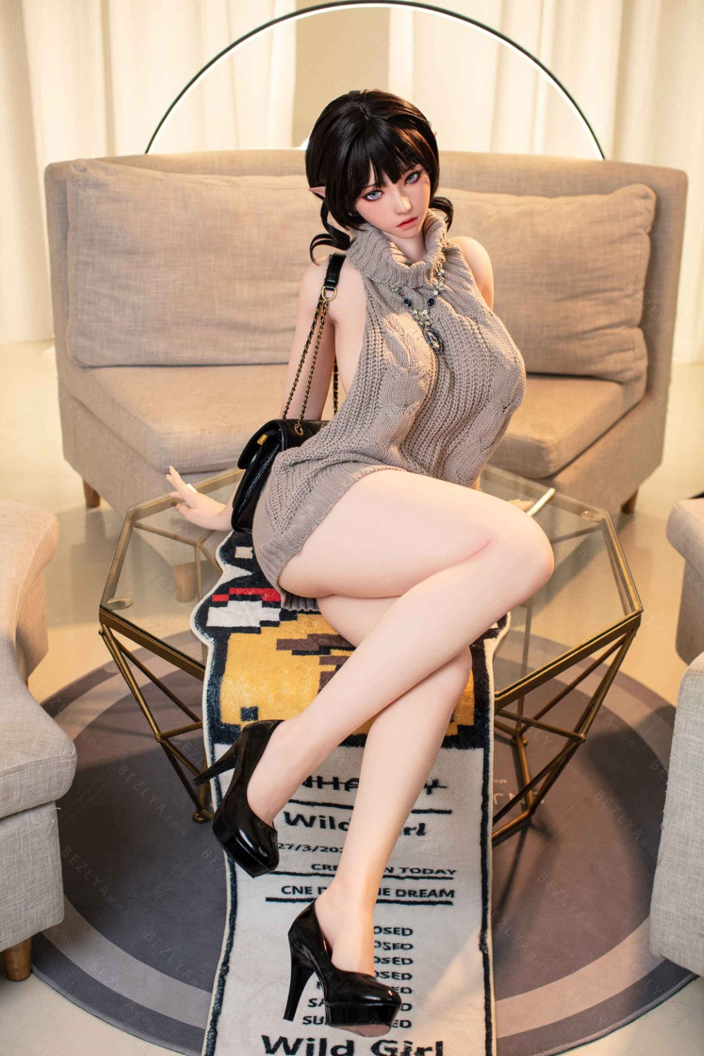 Calla poupée sexuelle (Bezlya Doll Bonnet F 155 cm 2.0 TPE+Silicone)