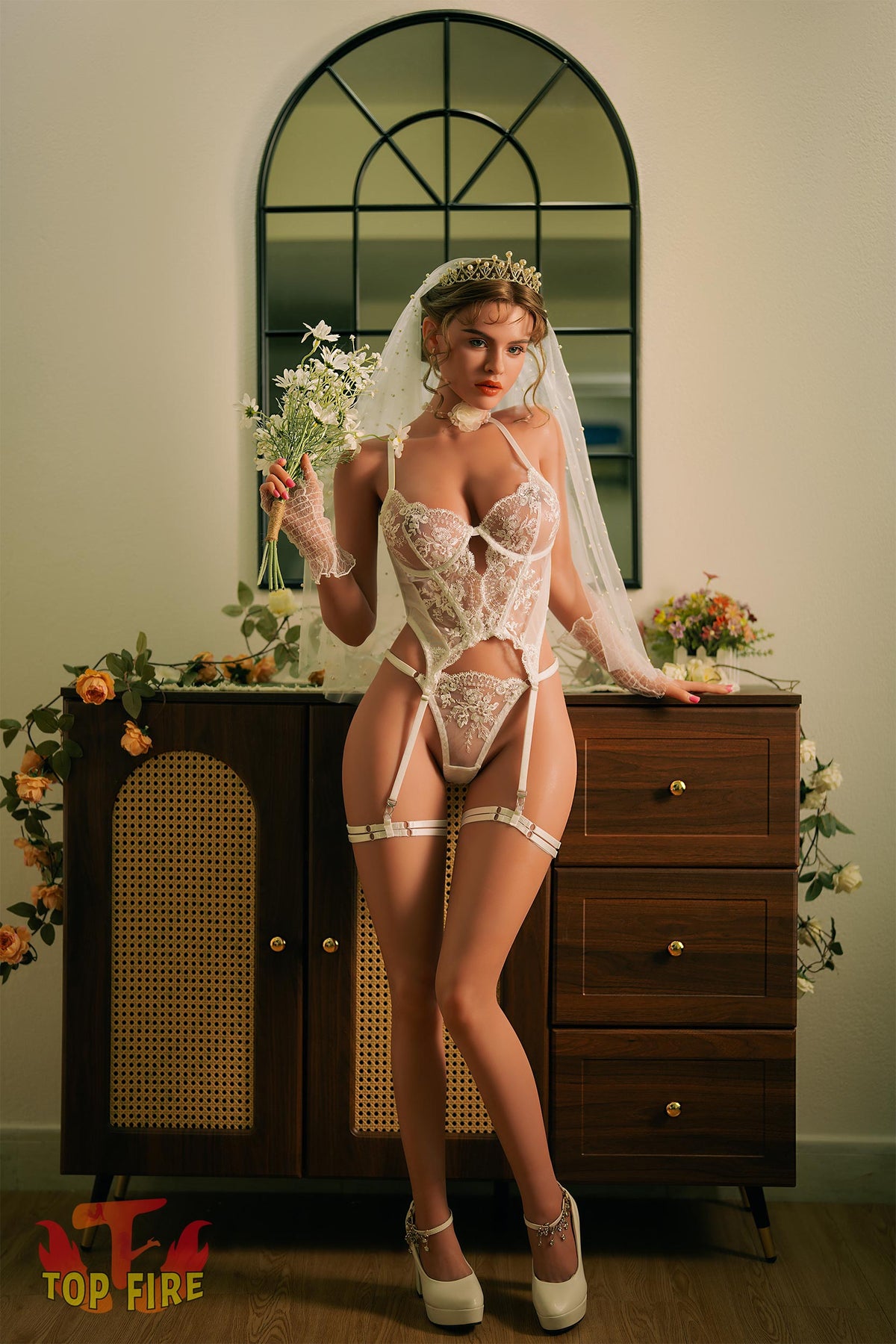 Casey poupée sexuelle (Top Fire Doll 158 cm bonnet D T41 Silicone)