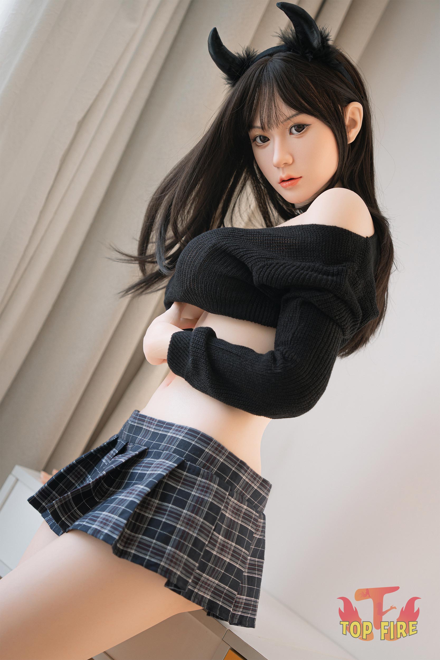 Ann poupée sexuelle (Top Fire Doll 158cm D-Kupa T10 Silicone)