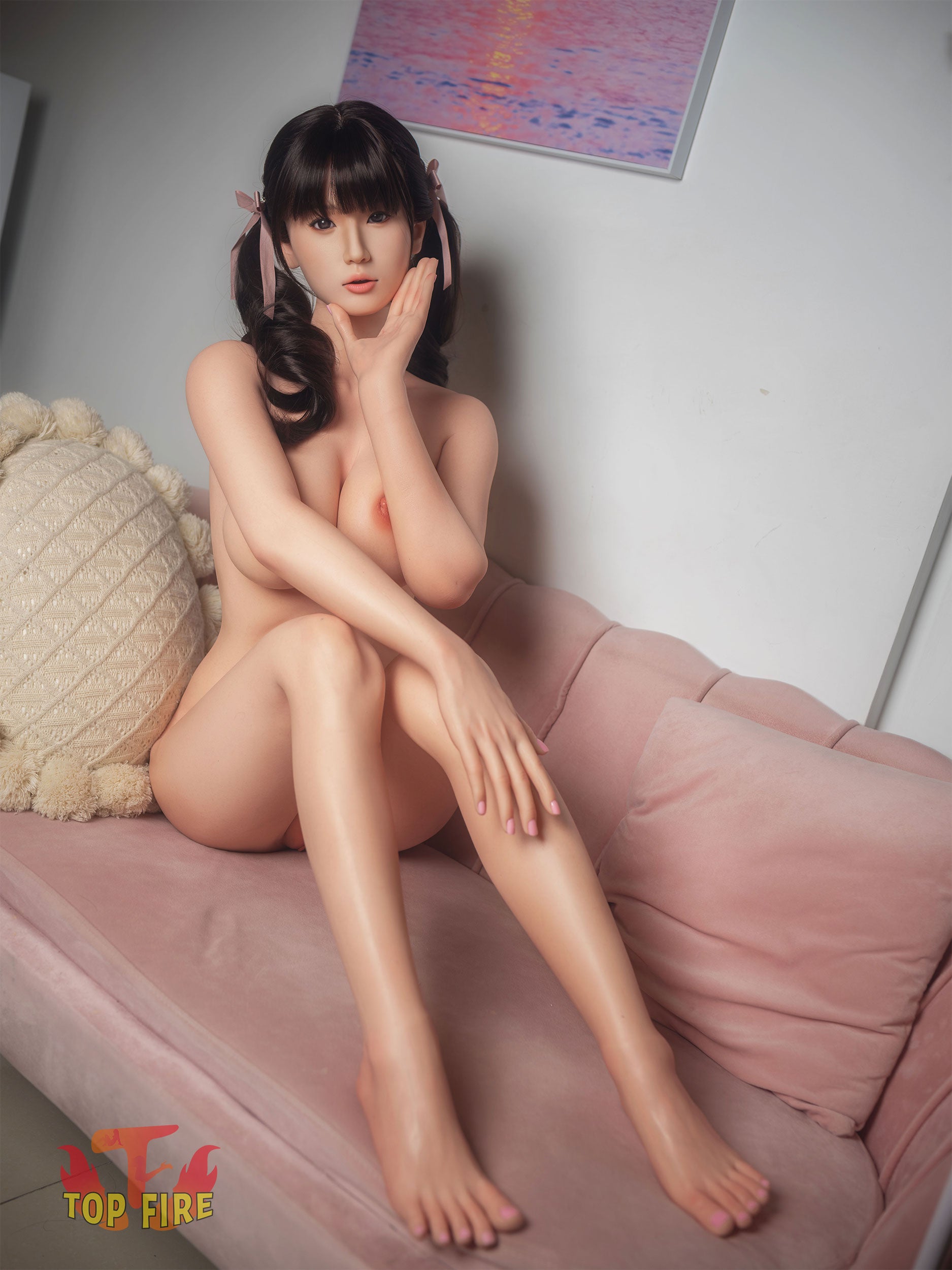Esther poupée sexuelle (Top Fire Doll 158cm D-Kupa T29 Silicone)