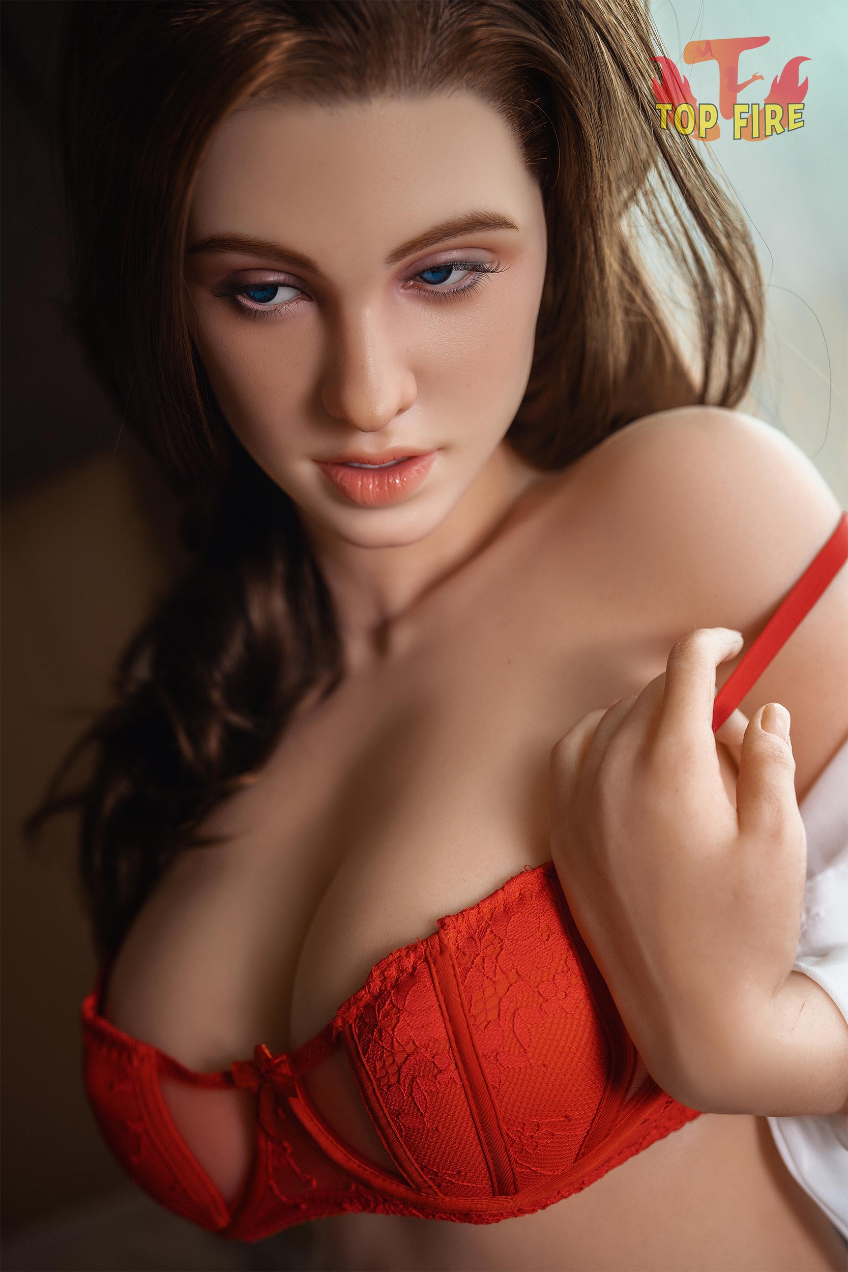 Finlandais poupée sexuelle (Top Fire Doll 165 cm Cup T03 Silicone)