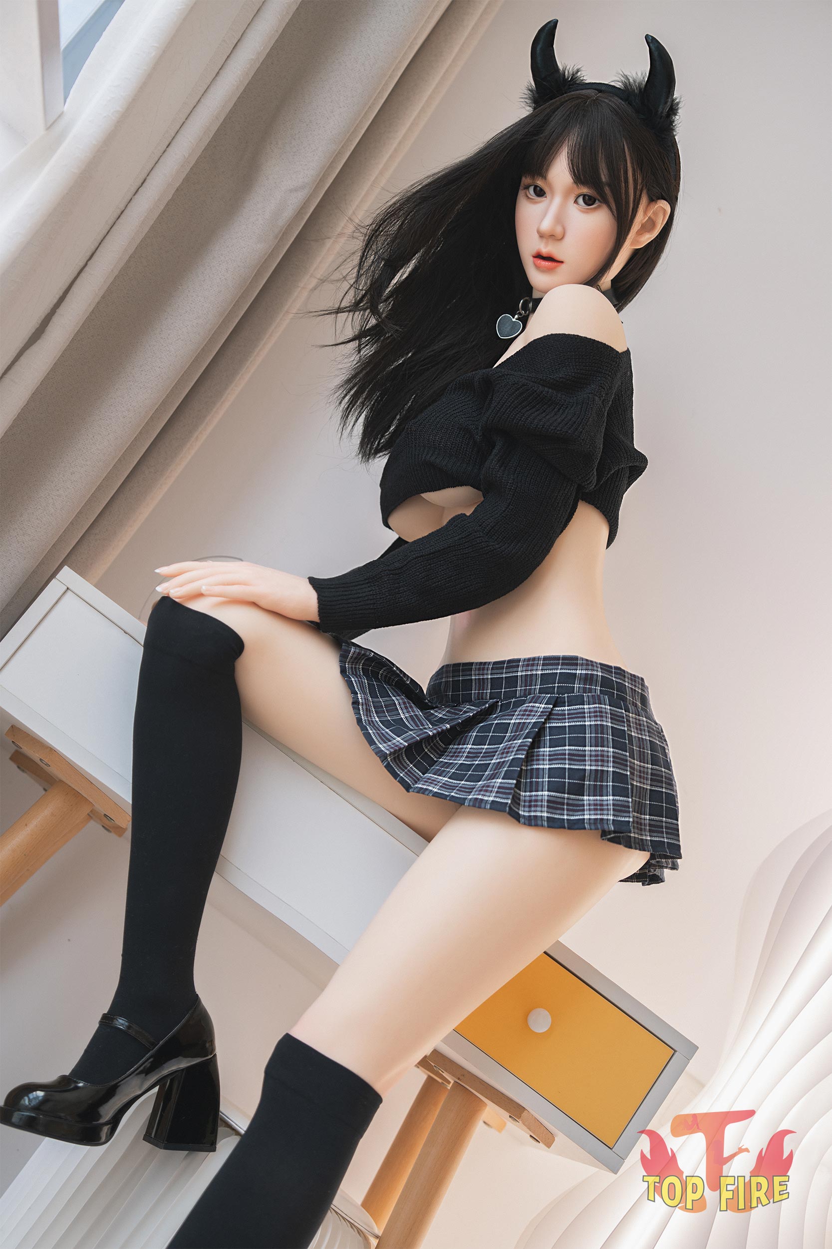 Ann poupée sexuelle (Top Fire Doll 158cm D-Kupa T10 Silicone)
