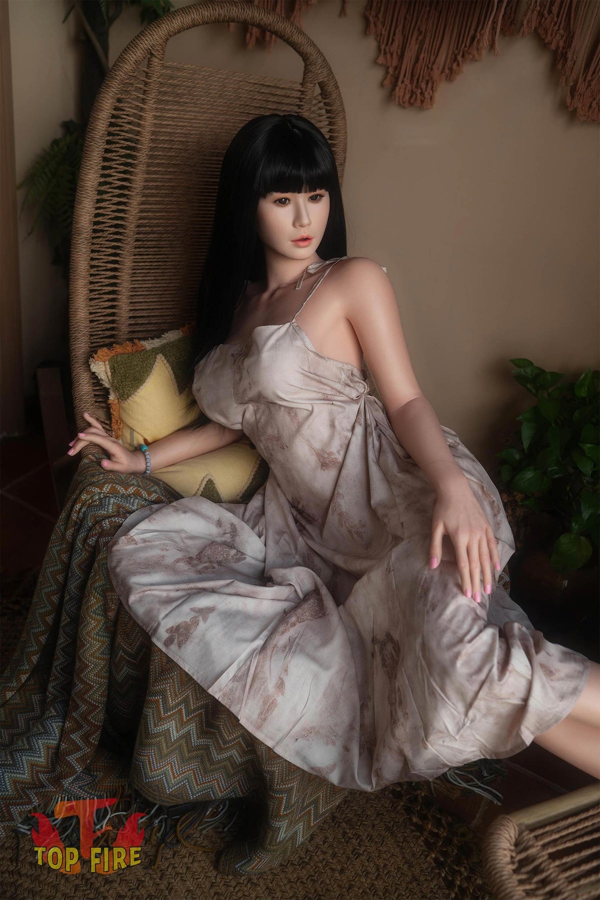 Rose poupée sexuelle (Top Fire Doll 158 cm bonnet D T30 Silicone)