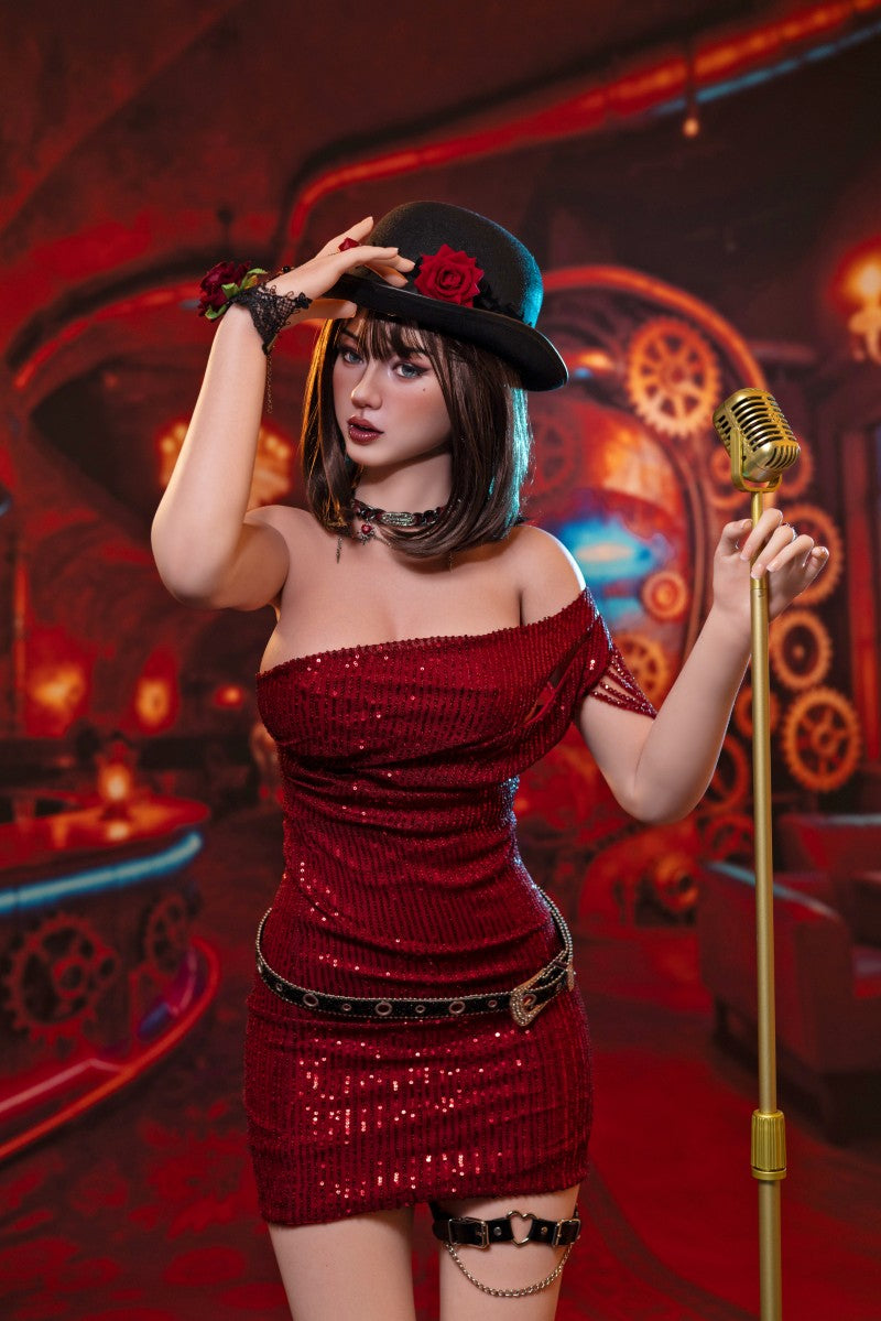 Mika poupée sexuelle (Top Fire Doll 165cm C-cup T58 Silicone)