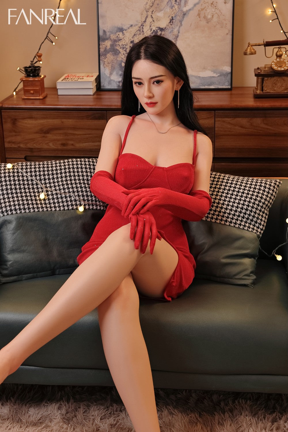Lingue poupée sexuelle (FanReal Doll Silicone D-Cup 170cm)