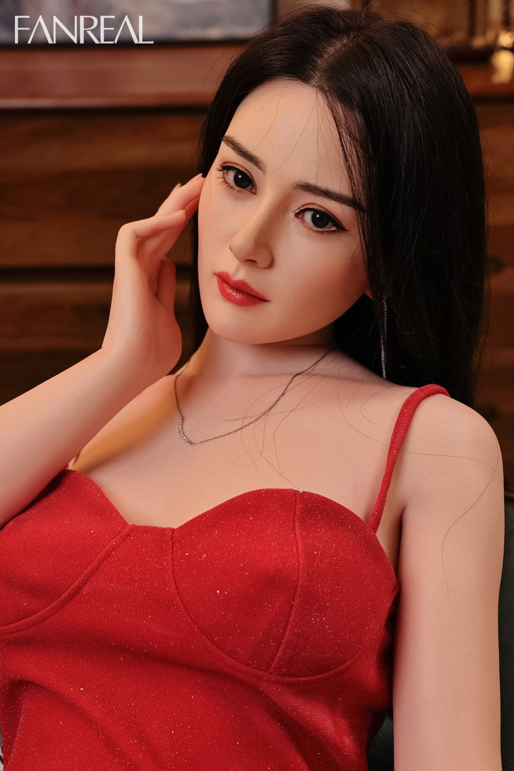 Lingue poupée sexuelle (FanReal Doll Silicone D-Cup 170cm)