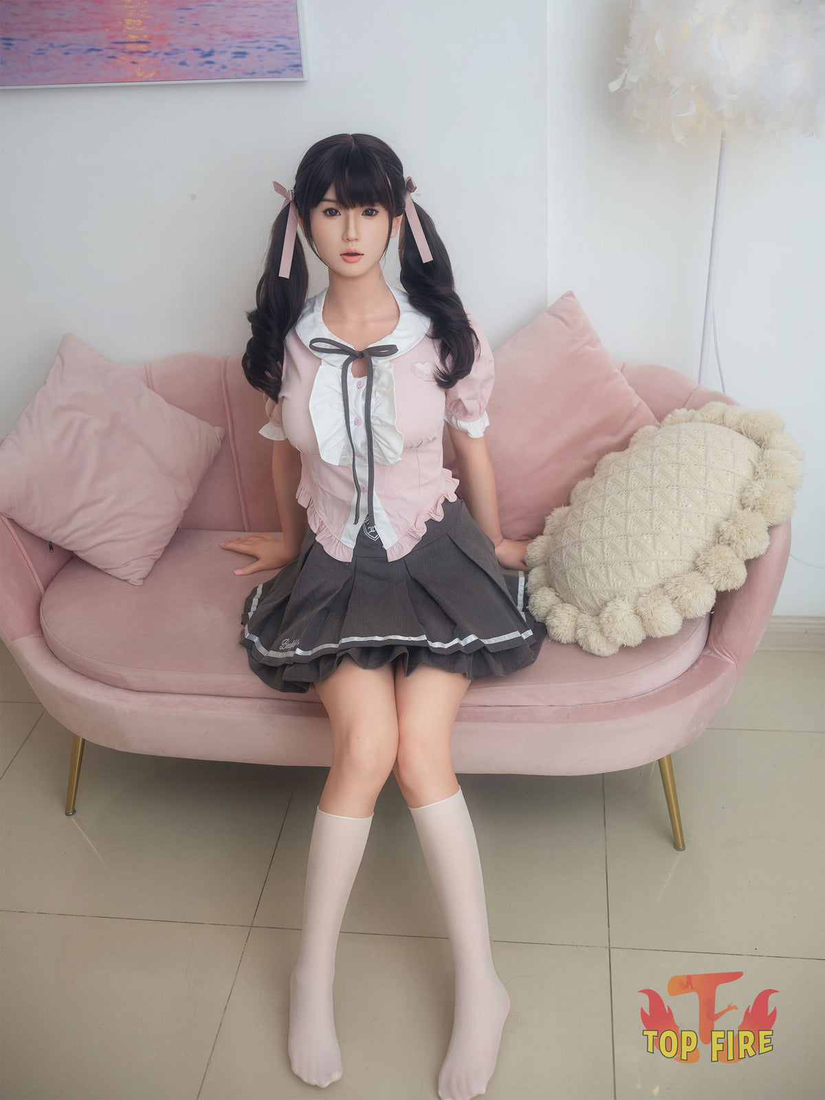 Esther poupée sexuelle (Top Fire Doll 158 cm bonnet D T29 Silicone)