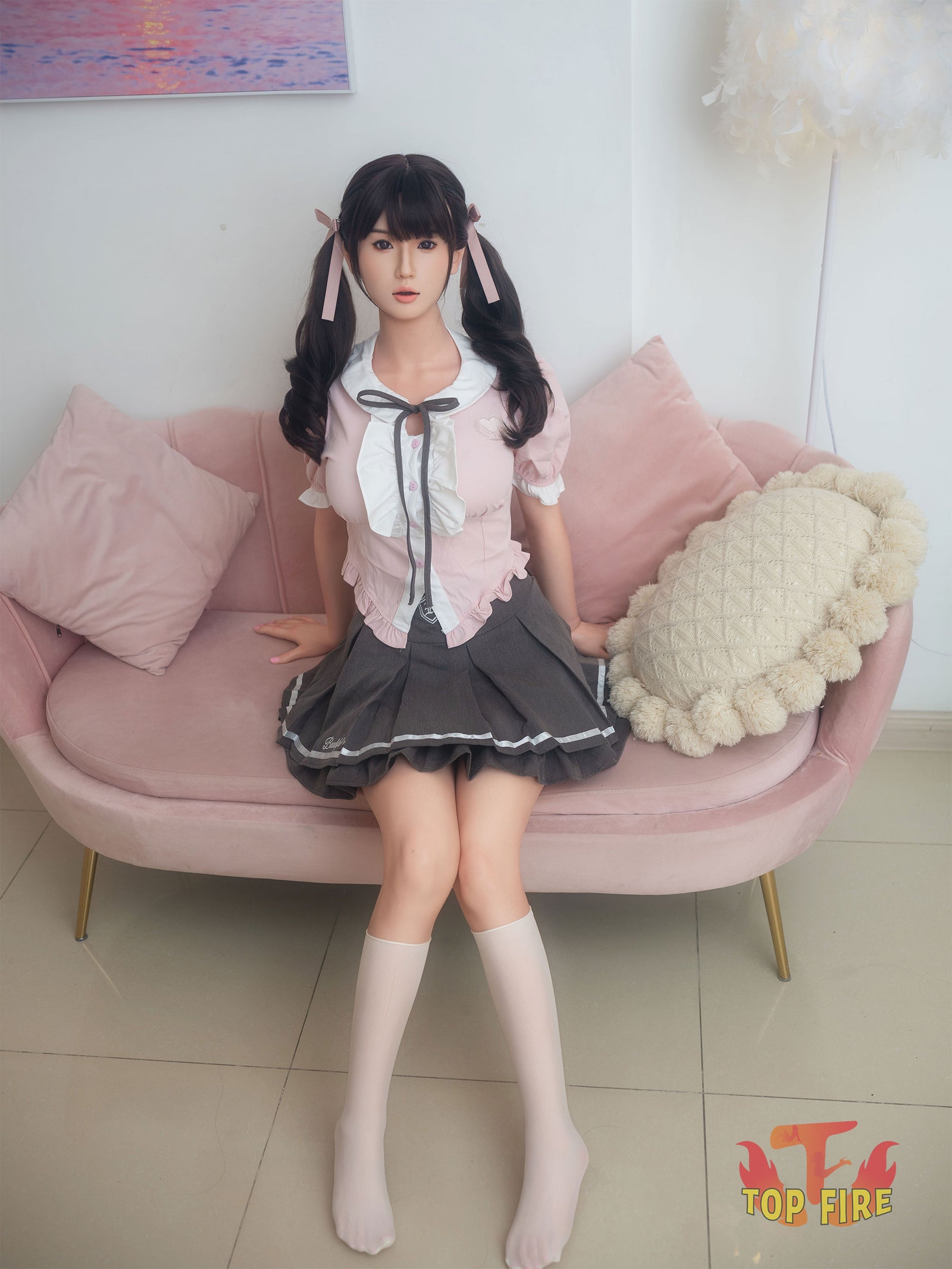 Esther poupée sexuelle (Top Fire Doll 158 cm bonnet D T29 Silicone)