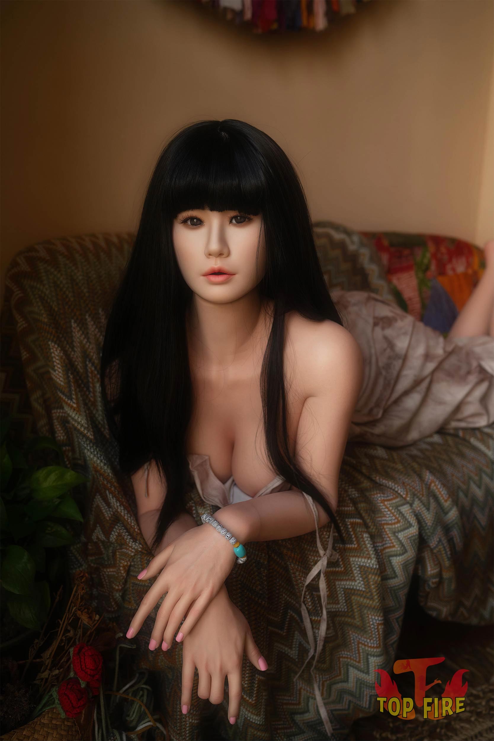 Rose poupée sexuelle (Top Fire Doll 158cm D-Kupa T30 Silicone)