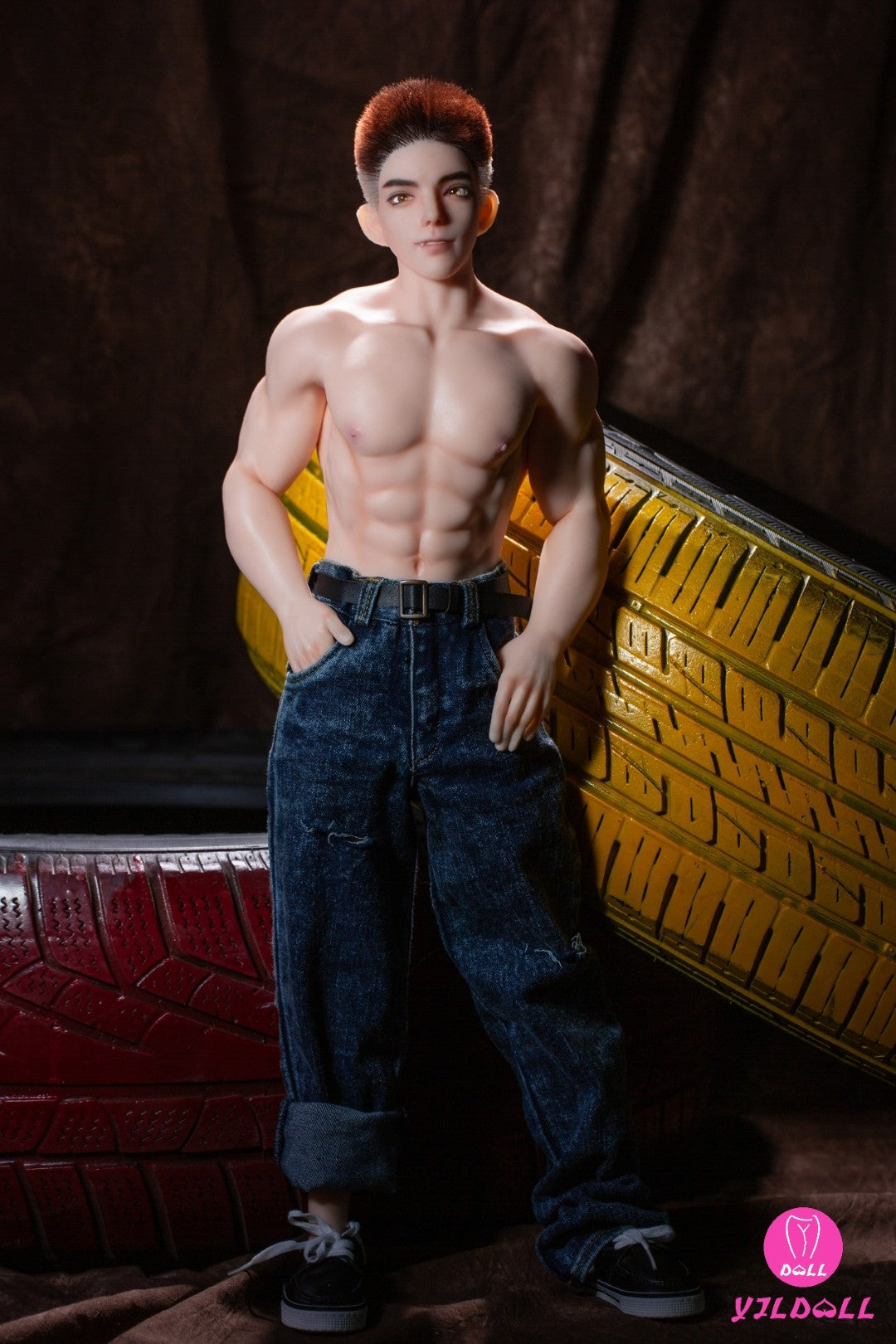 George mâle poupée sexuelle (YJL Doll 62cm MD017 Silicone)