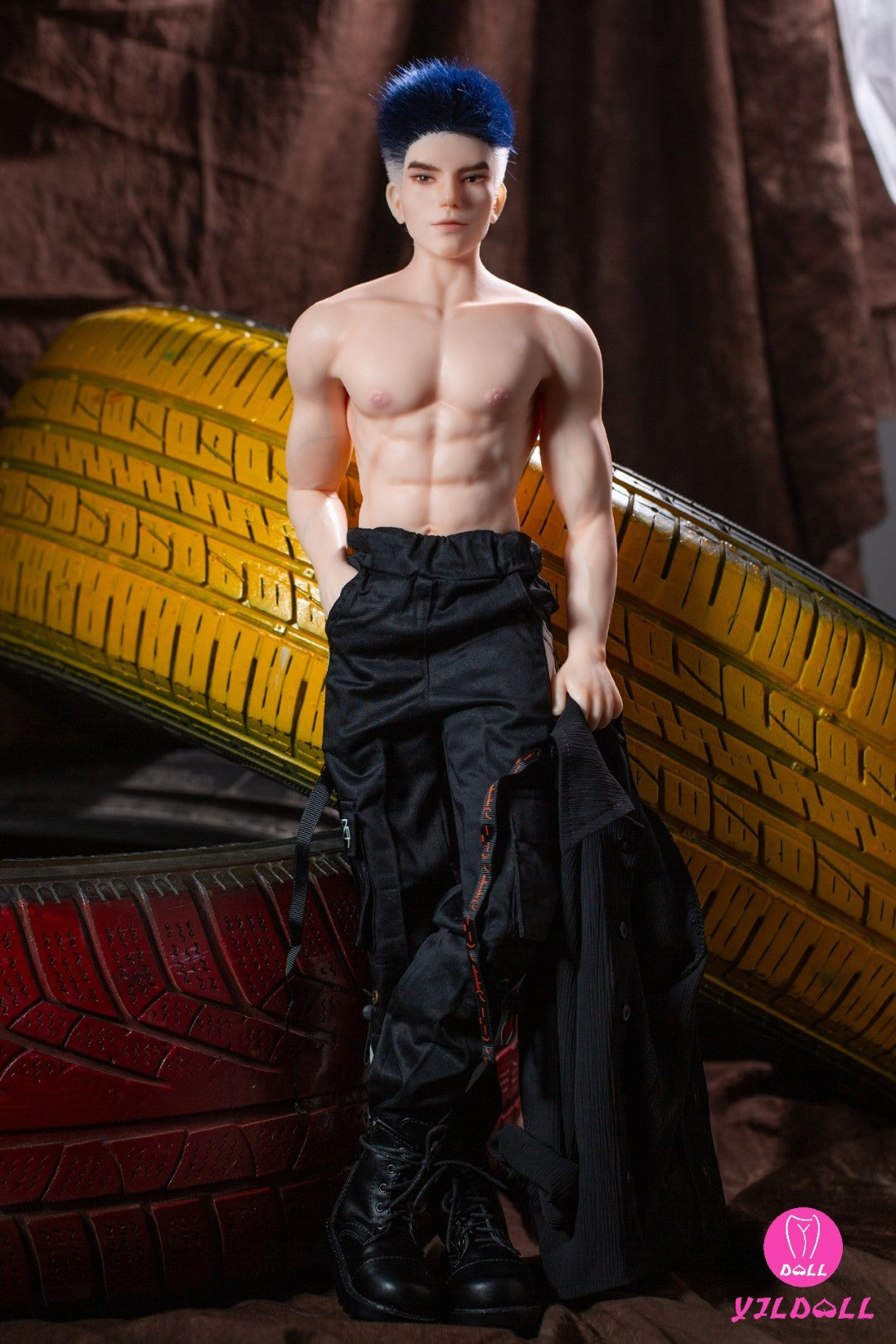 Paul mâle poupée sexuelle (YJL Doll 62cm MD015 Silicone)