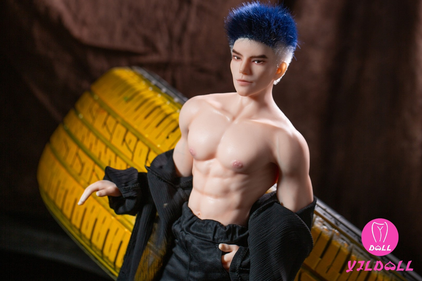 Paul mâle poupée sexuelle (YJL Doll 62cm MD015 Silicone)