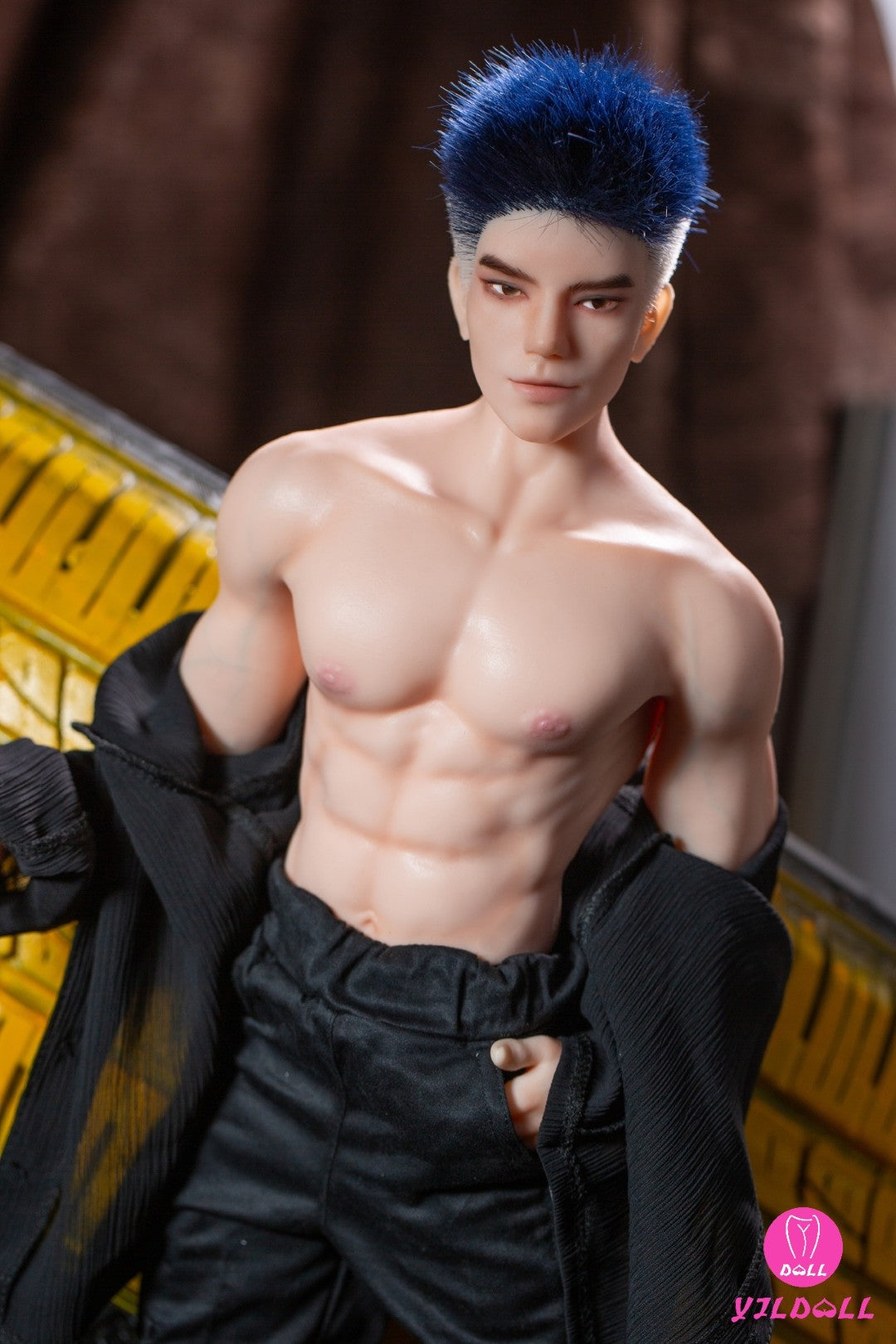 Paul mâle poupée sexuelle (YJL Doll 62cm MD015 Silicone)