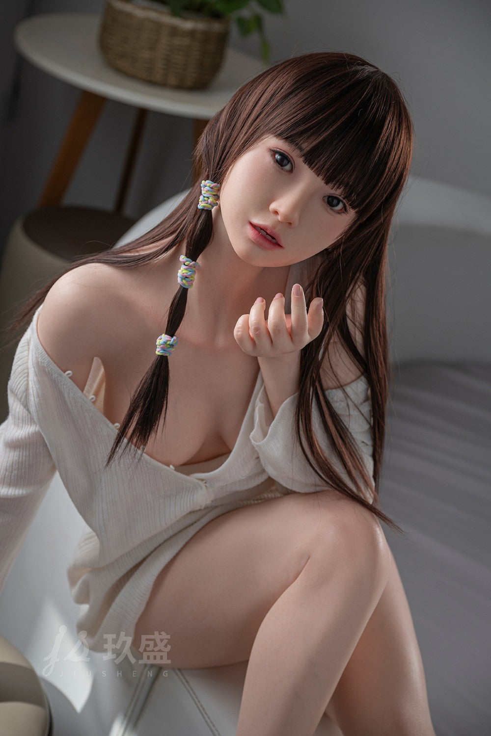 Miyu poupée sexuelle (Jiusheng 149 cm bonnet B # 103B silicone)