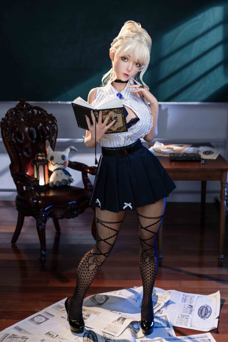 Violette poupée sexuelle (Poupée AITIA 157cm Bonnet F 2.2CF Silicone)