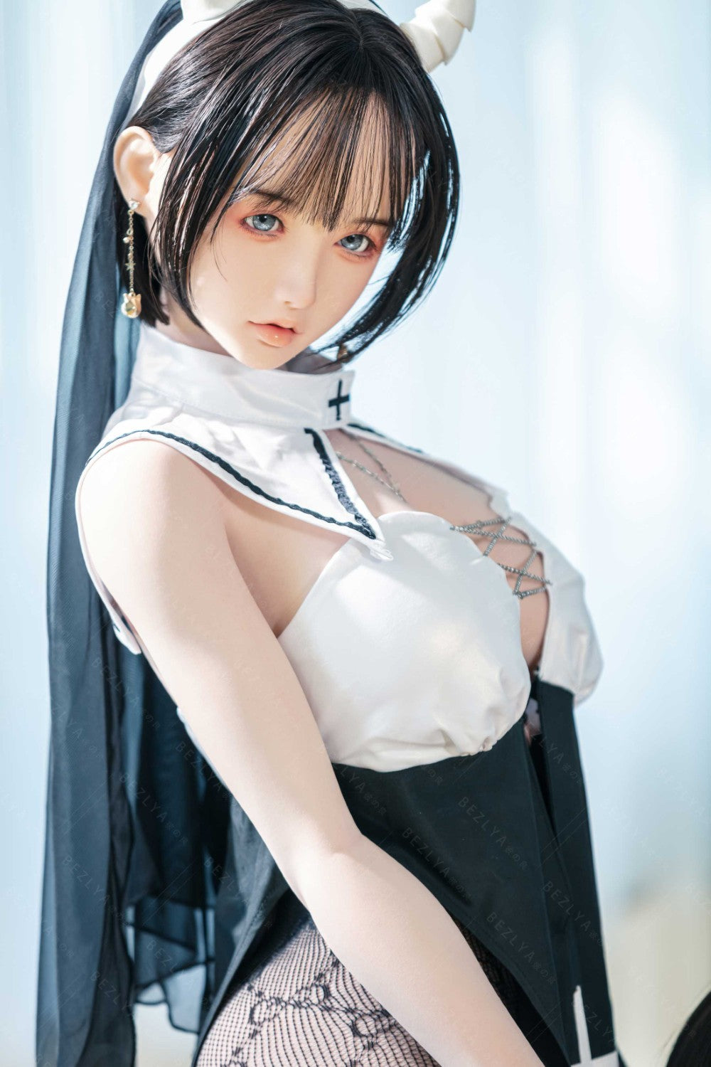 Vanille poupée sexuelle (Bezlya Doll 155 cm E-cup 2.2CF Silicone)