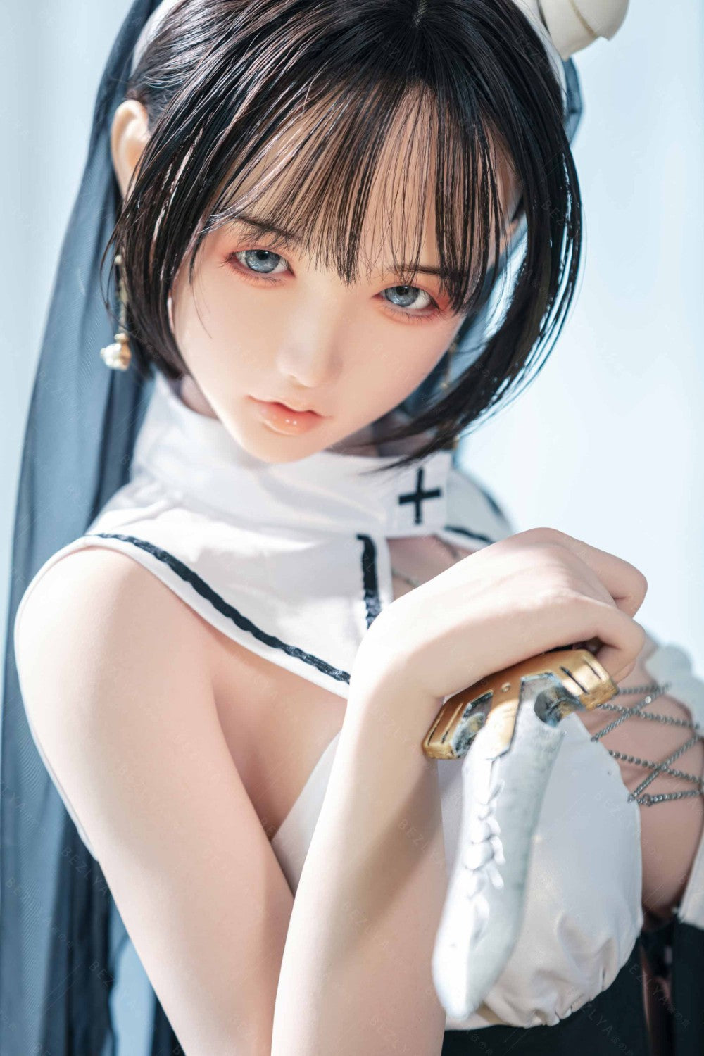 Vanille poupée sexuelle (Bezlya Doll 155 cm E-cup 2.2CF Silicone)