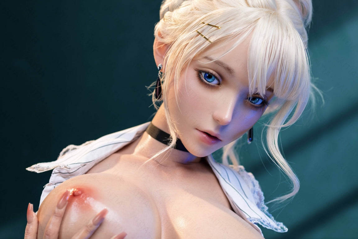 Violette poupée sexuelle (Poupée AITIA 157cm Bonnet F 2.2CF Silicone)