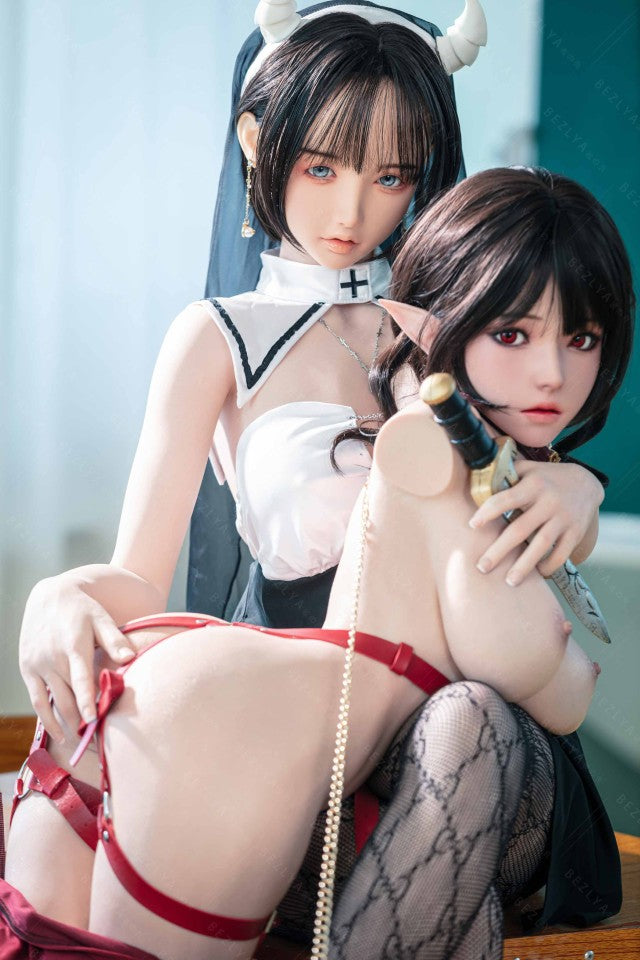 Vanille poupée sexuelle (Bezlya Doll 155 cm E-cup 2.2CF Silicone)