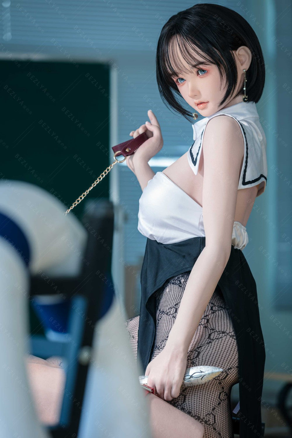 Vanille poupée sexuelle (Bezlya Doll 155 cm E-cup 2.2CF Silicone)