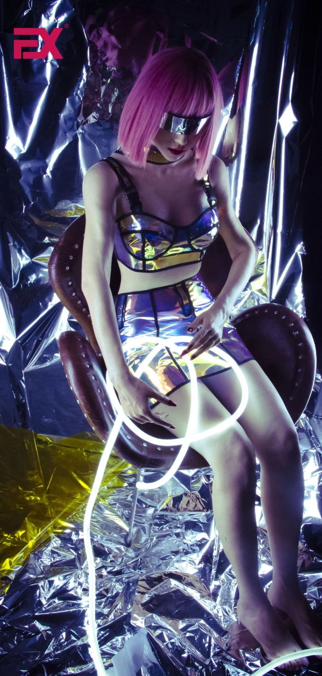 Jie CyberPunk poupée sexuelle (EXDoll Bonnet B 166 cm #Exclone Silicone)
