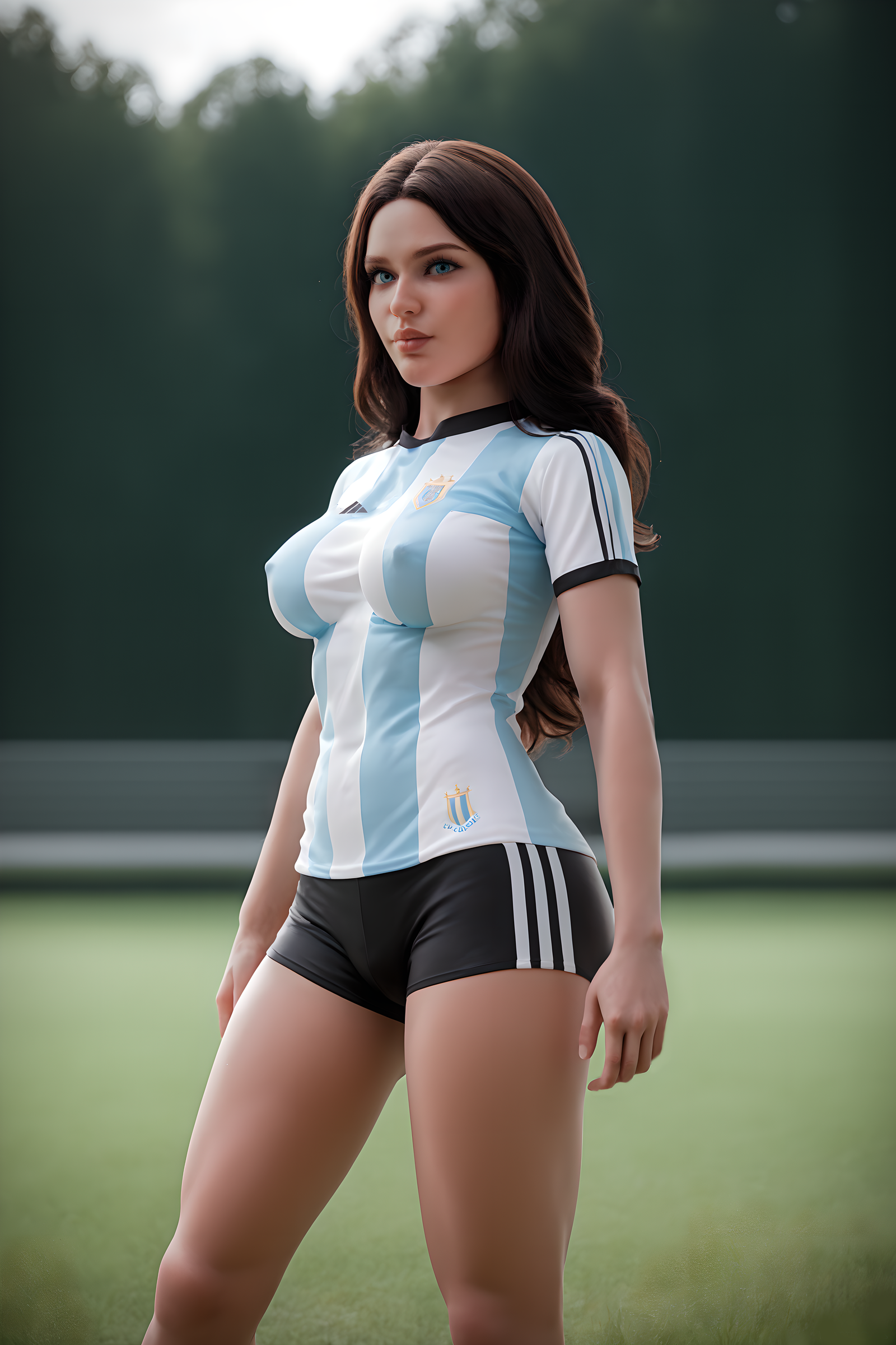 Andréa poupée sexuelle (Aibei Doll Bonnet D 166 cm #AB18 TPE+Silicone)