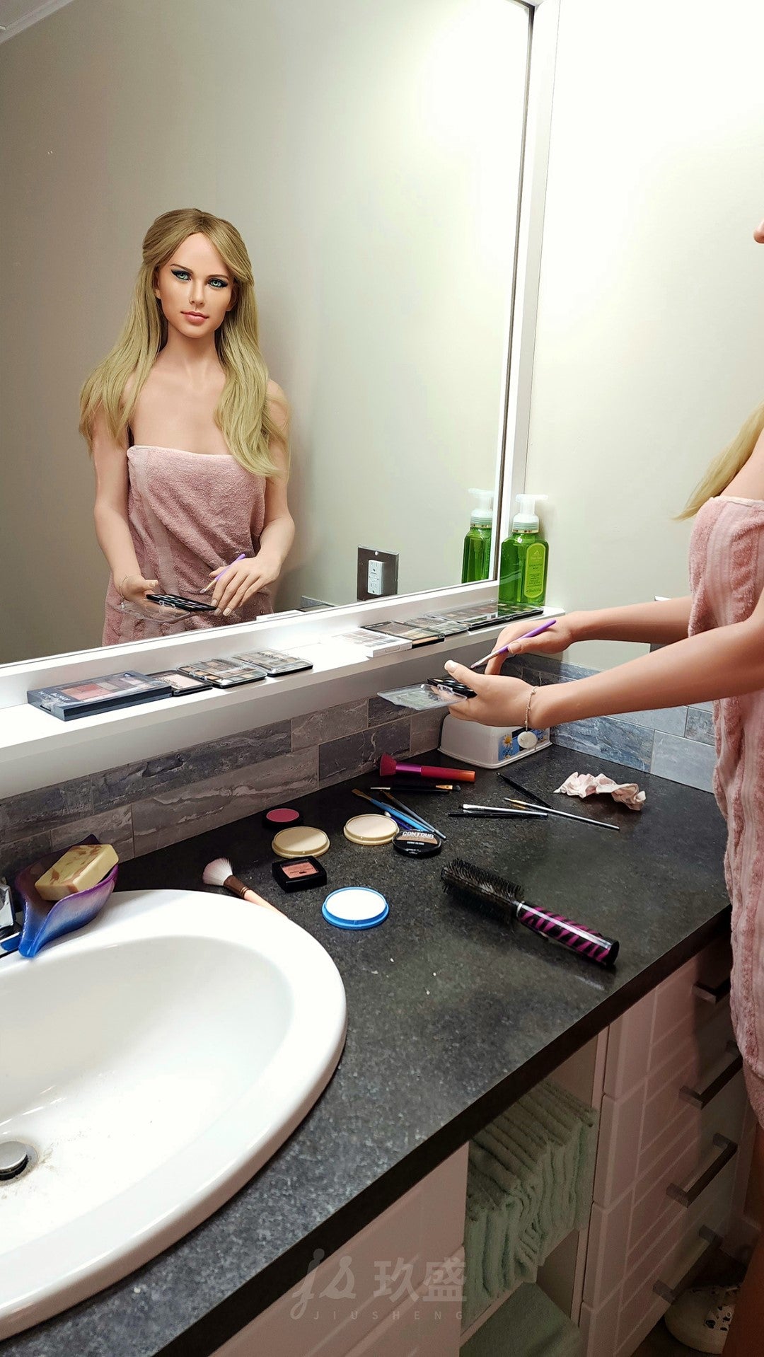 Evelyne poupée sexuelle (Jiusheng 168 cm Bonnet C #31 Silicone)