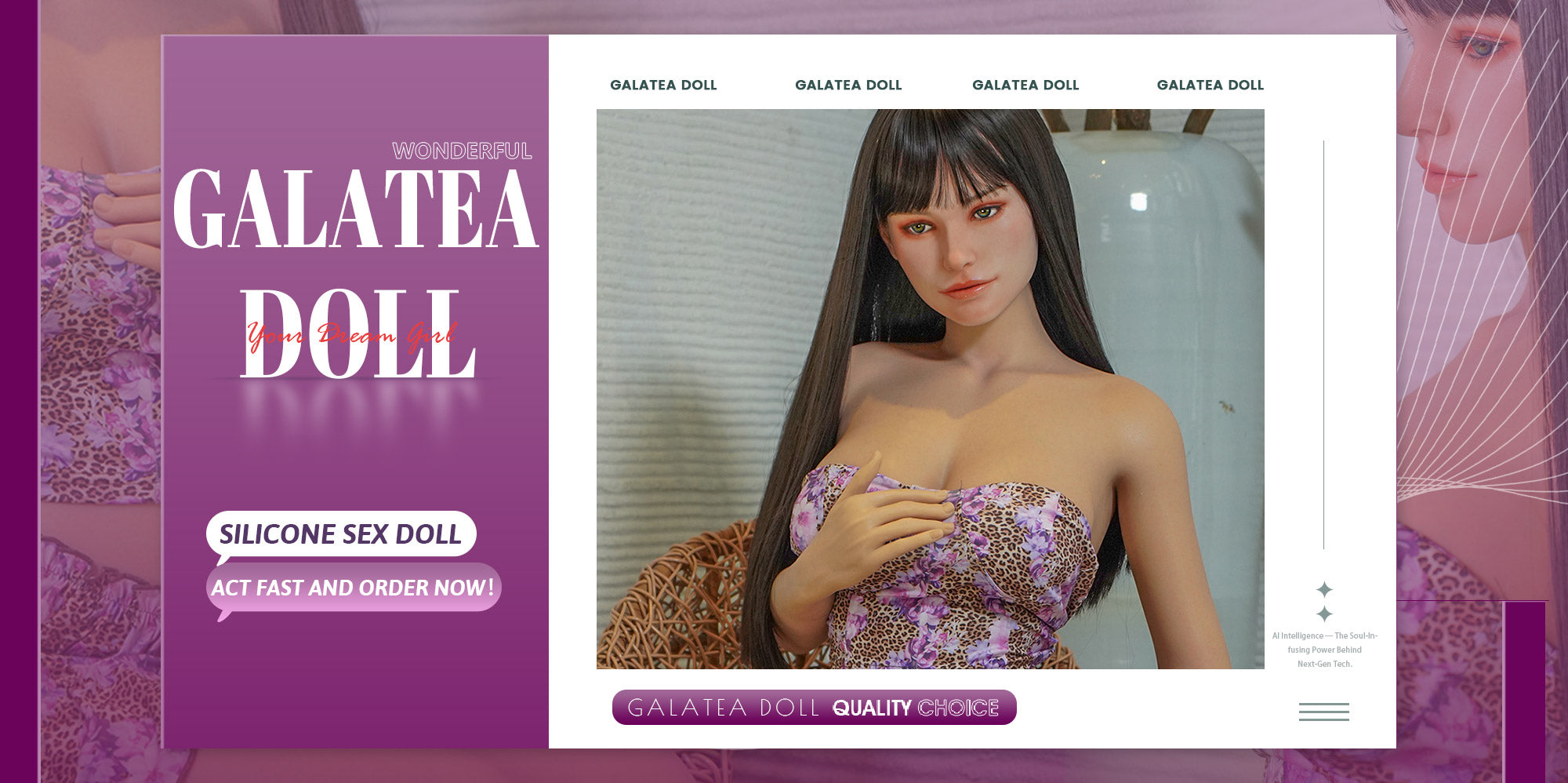 Joliner poupée sexuelle (Galatea Doll 163cm D-Kupa # 198 Silicone)