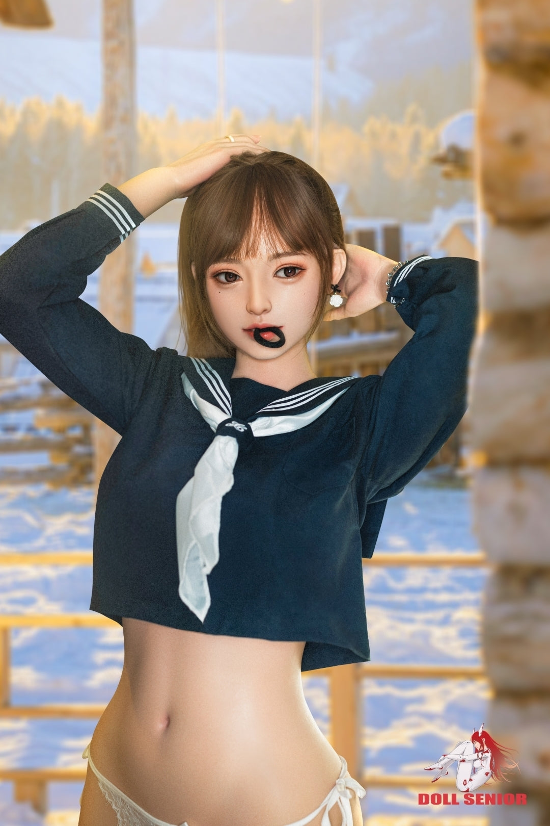 Mengshu poupée sexuelle (Poupée Senior 163cm E-Cup #12 Silicone)