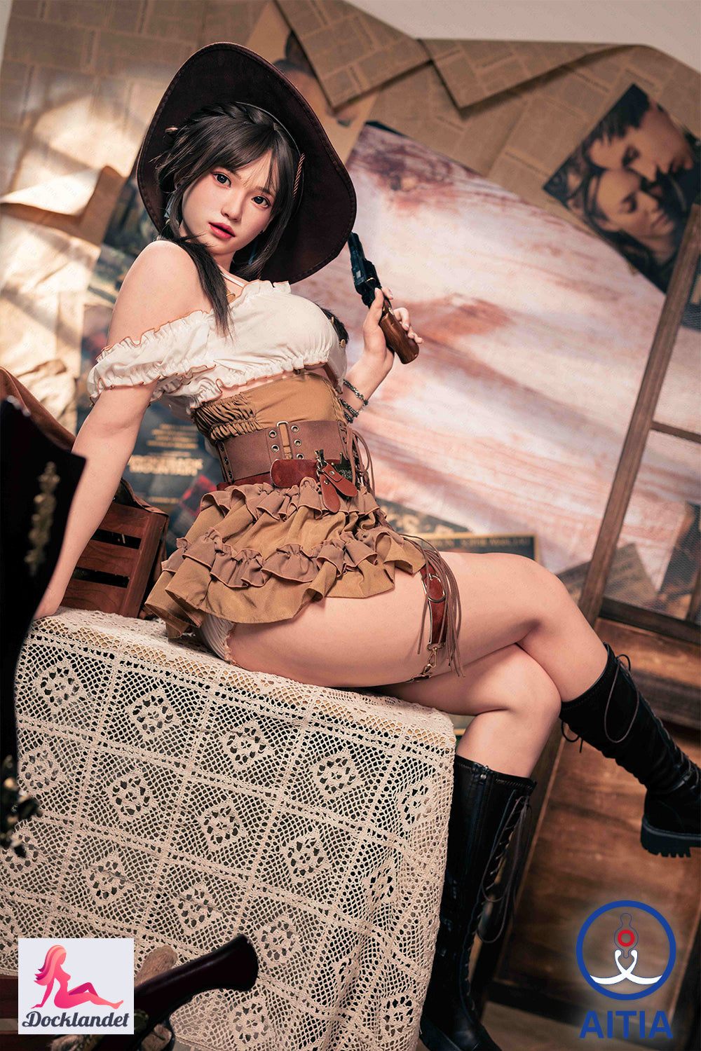 Hélianthe poupée sexuelle (Poupée AITIA 162cm Bonnet C 2.2U Silicone)