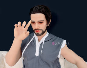 James mâle poupée sexuelle (YJL Doll 170 cm TPE + silicone)