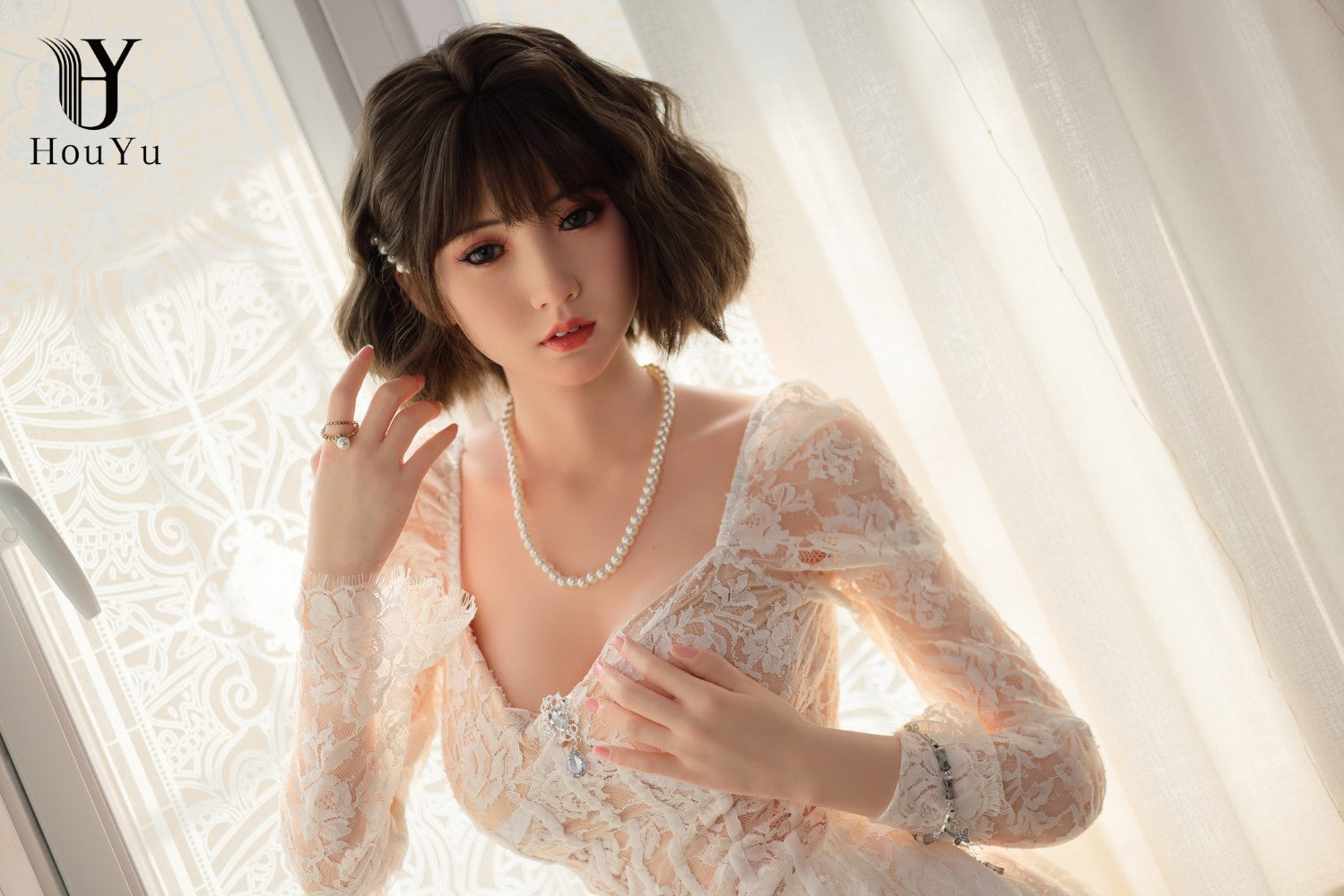 poupée sexuelle Elle (Poupée HouYu 158cm Bonnet D Silicone)